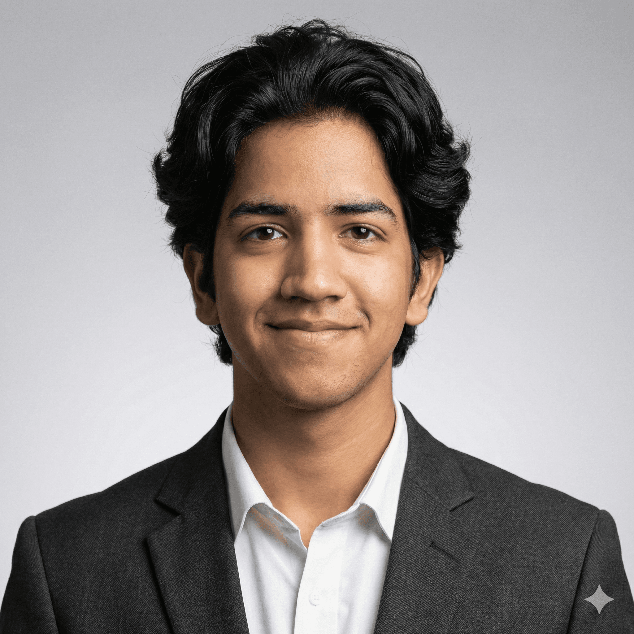 Portrait of a young professional male editor